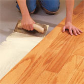 Glue Down Solid Wood Floor Installation